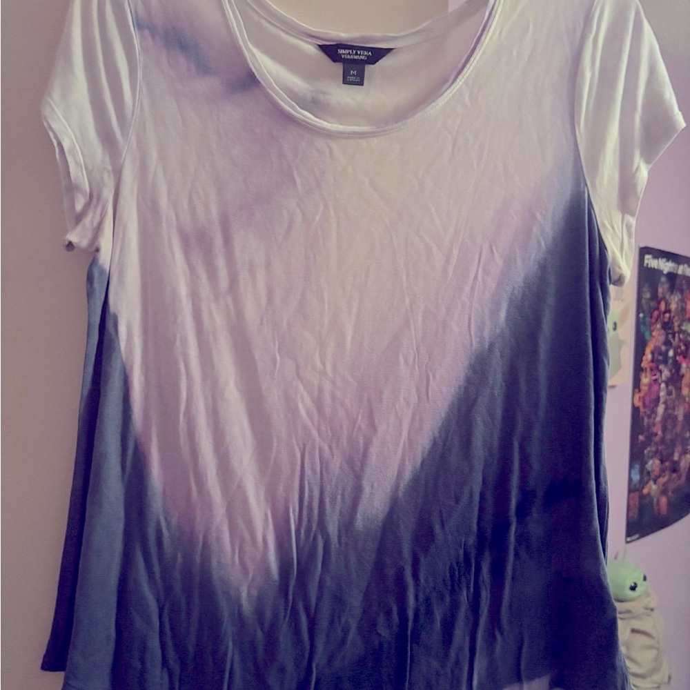 Ombre Purple Blouse Simply Vera by Vera Wang
